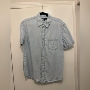 J. Crew Slim-fit short-sleeve linen shirt amalfi blue